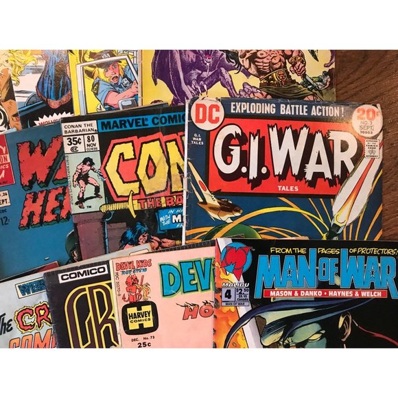 16 DAMAGED USED COMICS FOR CRAFTING inc HARDCOVER TPB LOOSE - 3 POUNDS OF COMICS - Picture 5 of 8